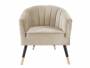 Leitmotiv-Royal-loungestol-med-velvet-stof-brun