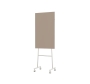 Lintex-Mono-Mood-mobile-glastavle-70x120cm-graat-stativ-Cozy-brun