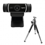 Logitech-Pro-Stream-Webcam-C922-med-bordstativ