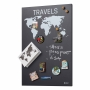 Naga-Travels-magnetisk-kridttavle-i-staal-40x60cm-med-verdenskort