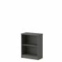 Office-ECO-reol-med-2-rum-88x695x37cm-moerkegraa