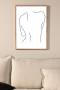 Plakat-Women-70x100cm-med-sort-line-art-paa-hvid-baggrund-1