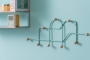 Present-Time-Maze-knageraekke-27cm-turkis-og-trae-1