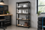 StelCon-staalreol-med-5-kraftige-MDF-hylder-180x90x45cm-2