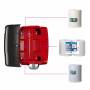 Tork-W2-Maxi-dispenser-Centerfeed-sort-og-roed-plast