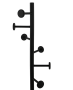 Unilux-SNOOD-stumtjener-175cm-i-trae-og-sort-2