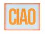 Vaegdekoration-Ciao-41x31x3cm-akryl-orange-1