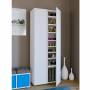 Vandol-I-skoskab-med-2-laager-180x71x37-cm-hvid-2