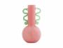 Vase-Fiesta-OE14cm-glas-lyseroed-og-groen