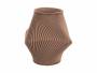 Vase-Twisted-Rib-OE18cm-polyresin-brun-1