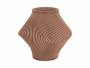 Vase-Twisted-Rib-OE18cm-polyresin-brun