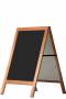 Wooden-Pavement-Sign-A-skilt-60x80cm-i-trae-med-sort-tavle