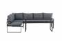 Zingaro-loungesaet-med-udendoers-sofa-med-hynder-og-bord-sort-2