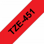 brother-tape-tze451-24mm-sort-paa-roed-2
