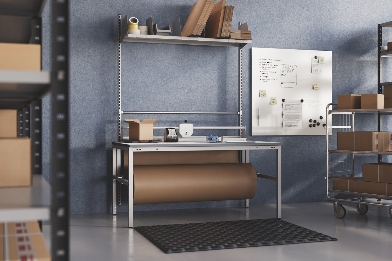 Find effektive pakkeborde til lager, undgå kaos med at pakke